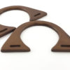 Artigianali ed esclusivi manici in legno, misure: 18x11 cm. ideali per borse e creazioni.