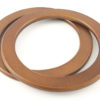 Manici in legno per borse M35 modello circolare, misura 16 cm. Confezione 2 pezzi.