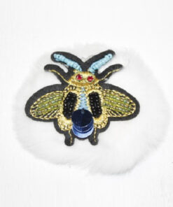 FASHION APPLICATION STRASS / FUR HEIGHT 8 CM