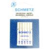 Aghi Schmetz Universali per macchina da cucire in confezione di 5 pezzi. Misure: 70 - 80 - 90
