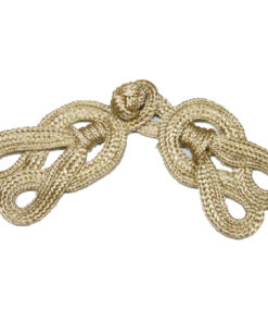 Applicazione moda oro, altezza 45 cm, in poliestere e lurex