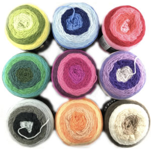 La Lana Joly Degrade è una lana morbidissima con effetto degrade, molto versatile e disponibile in 6 colorazioni.