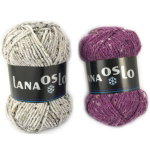La Lana Oslo è una lana tweed, bellissima lana irrestringibile, disponibile in 14 colori.