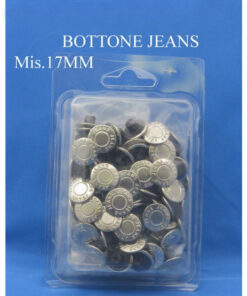 Bottoni automatici Jeans misura 17 mm confezione 100 pezzi